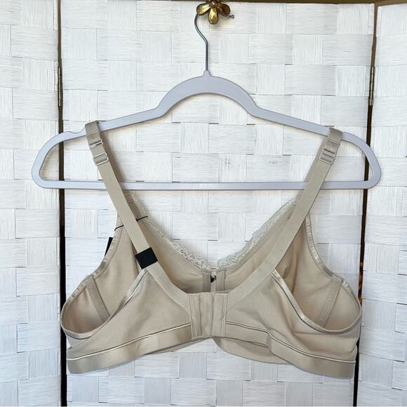 Curvy Couture Cotton Luxe Unlined Underwire Bra In Natural Size 40C NWT Wantable - Picture 3 of 8